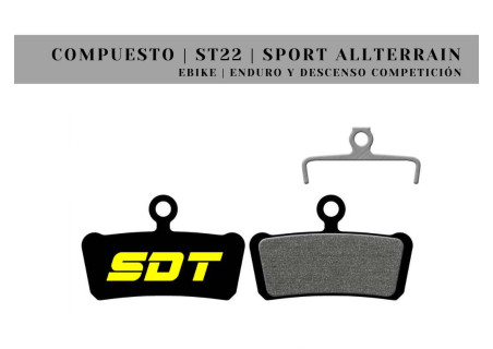 Pastillas de freno SDT Sport All Terrain Avid X0 Trail - 7 Trail -  9 Trail - Sram Guide R - RSC