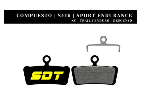 Pastillas de freno SDT Sport Endurance Avid X0 Trail - 7 Trail -  9 Trail - Sram Guide R - RSC