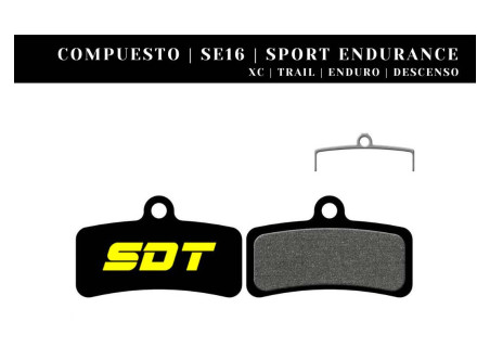 Pastillas de freno SDT Sport Endurance Shimano Saint - Zee - XT - XTR