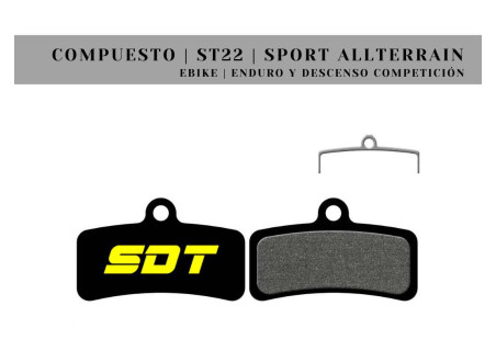 Pack 12  pastillas de freno SDT Sport Allterrain SRAM