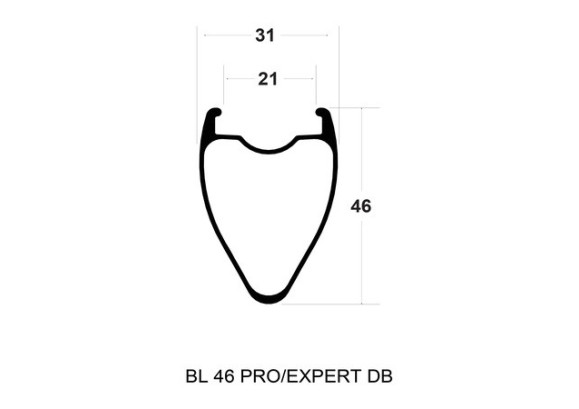 Kit llantas Black Label 46 PRO Tubeless Disc Brake