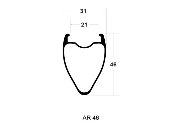 Kit llantas AR46 Tubeless Disc Brake HGR/XDR 24/24H 142 Allroad