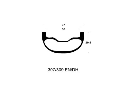 Kit llantas  Black Label 309/307 ENDURO PRO
